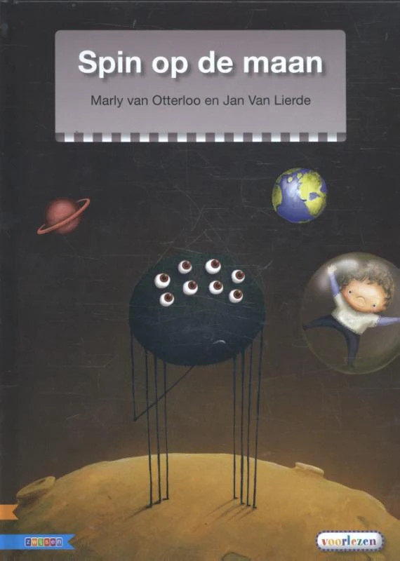 Spin op de maan – Marly van Otterloo – boek cover