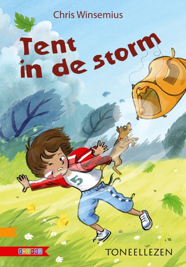 Tent in de storm – Chris Winsemius – boek cover