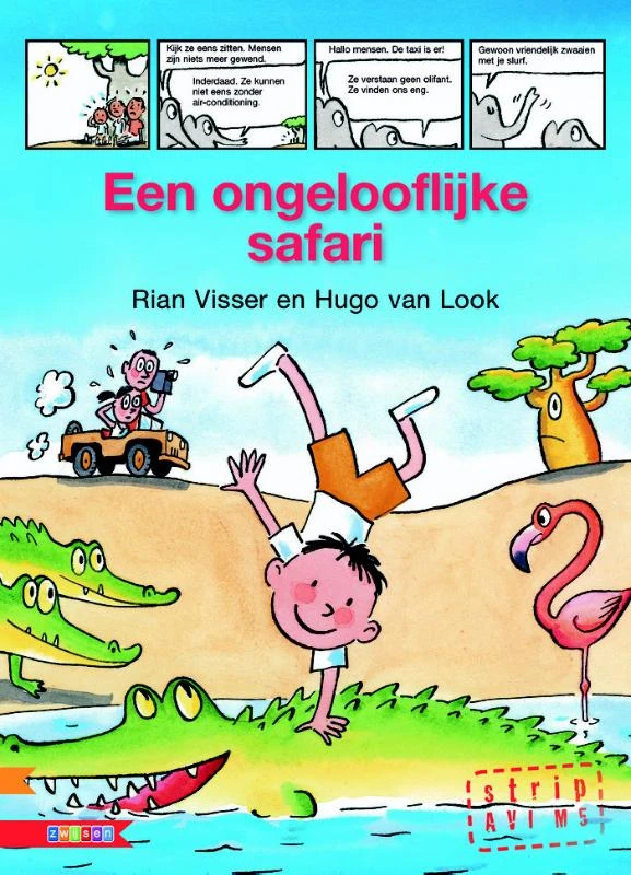 Een ongelooflijke safari – Rian Visser – boek cover