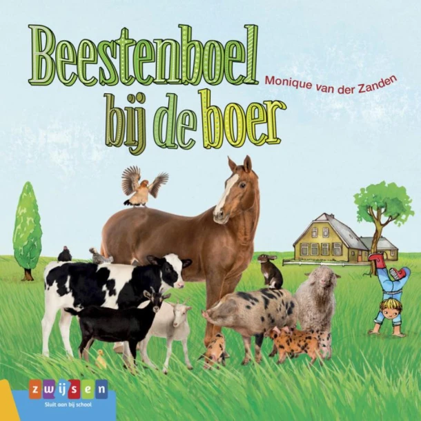 Beestenboel bij de boer – Monique van der Zanden – boek cover