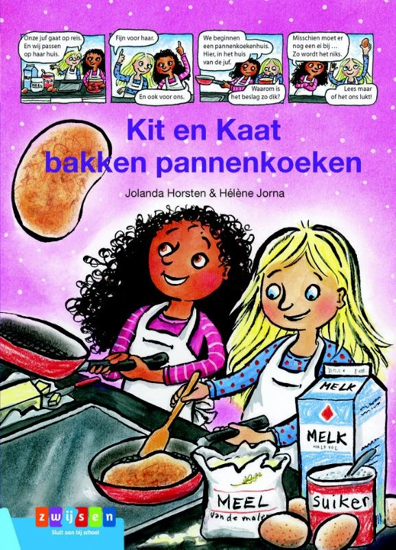 Kit & Kaat bakken pannenkoeken – Jolanda Horsten – boek cover