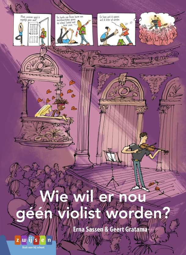 Wie wil er nou géén violist worden? – Erna Sassen – boek cover