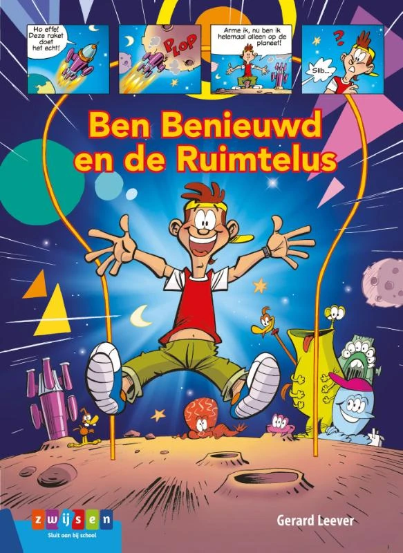 Ben Benieuwd en de Ruimtelus – Gerard Leever – boek cover
