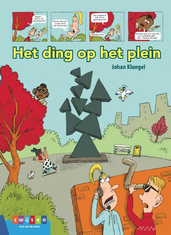 Het ding op het plein – Johan Klungel – boek cover