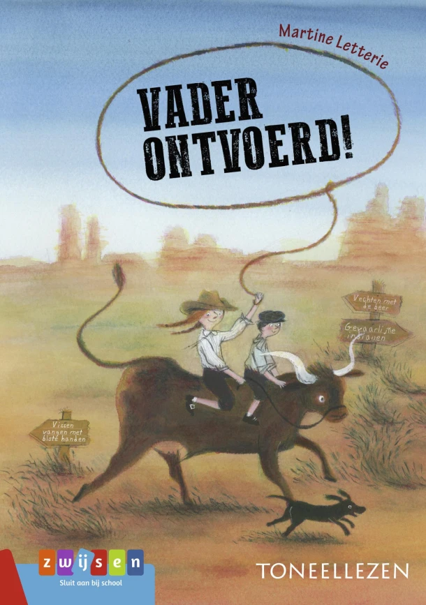 Vader ontvoerd! – Martine Letterie – boek cover