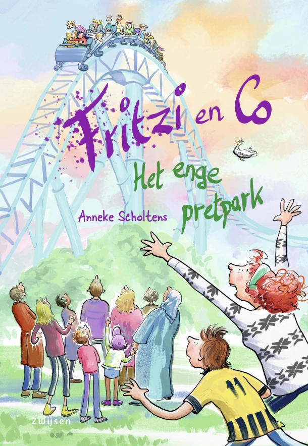 Het enge pretpark – Anneke Scholtens – boek cover