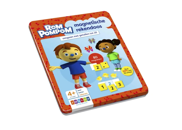 Rompompom magnetische rekendoos – boek cover