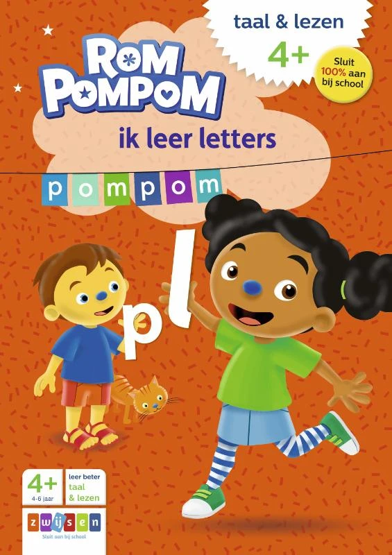 Rompompom ik leer letters – boek cover