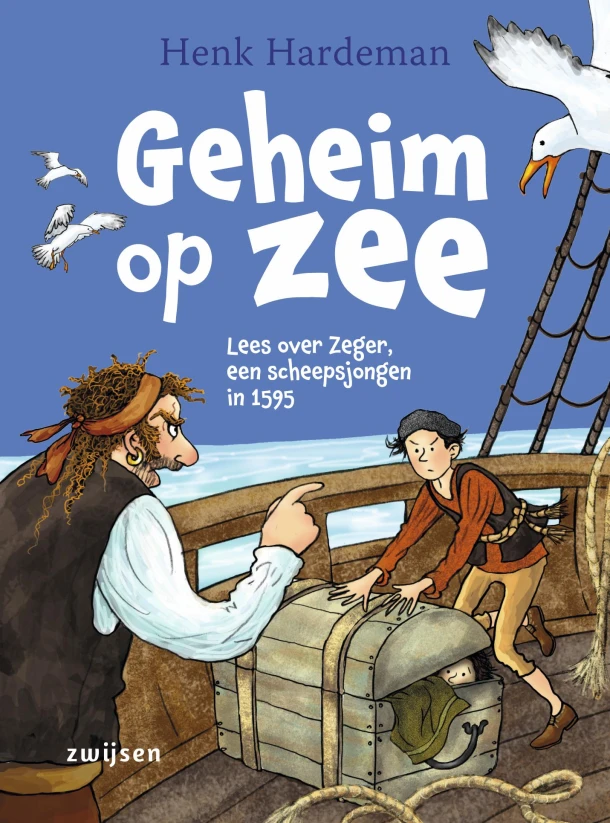 Geheim op zee – Henk Hardeman – boek cover