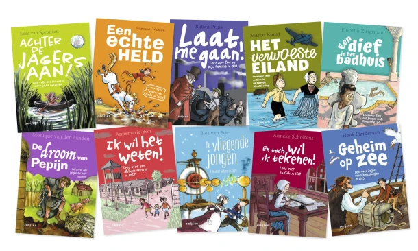 Pakket Duik in de tijd van (10 titels) – boek cover