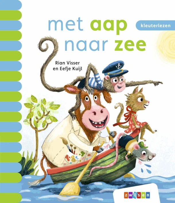 met aap naar zee – Rian Visser – boek cover