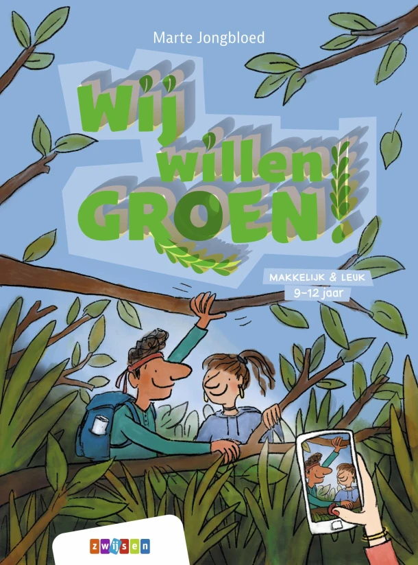 Wij willen groen! – Marte Jongbloed – boek cover