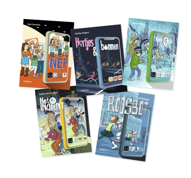 Pakket Lees je digiwijs groep 7-8 (5 titels) – boek cover