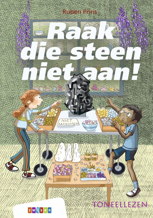 Raak die steen niet aan! – Ruben Prins – boek cover