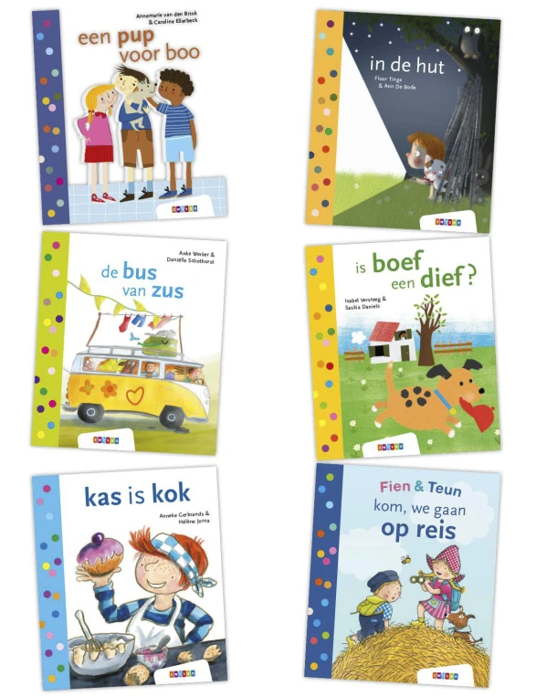 Pakket Leren lezen AVI start 2 (6 titels) – boek cover