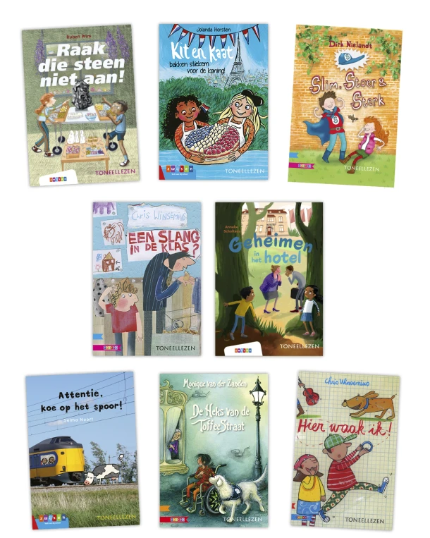 Pakket Toneellezen groep 4 (8 titels) – boek cover