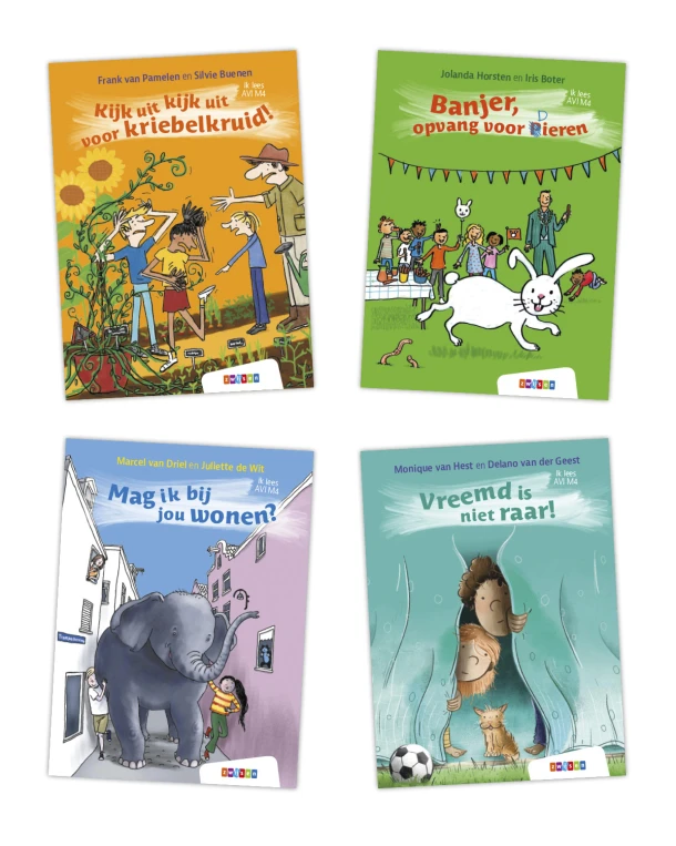 Pakket Ik lees AVI M4 (4 titels) – boek cover
