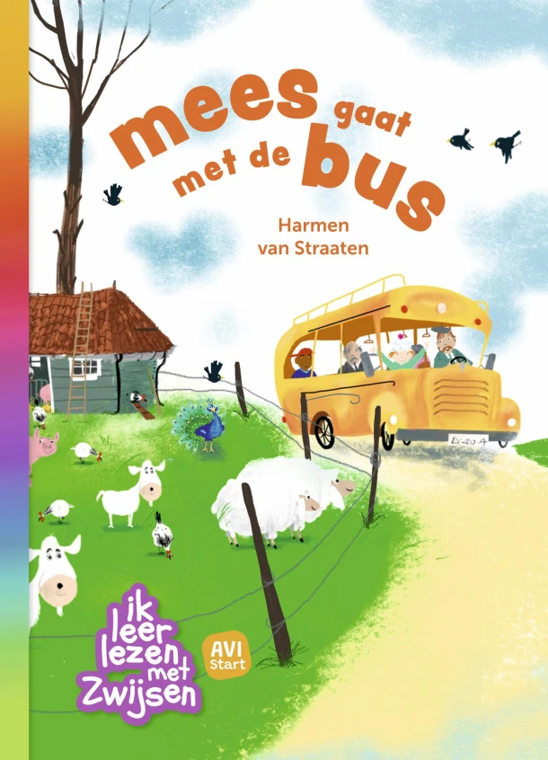 mees gaat met de bus – Harmen van Straaten – boek cover