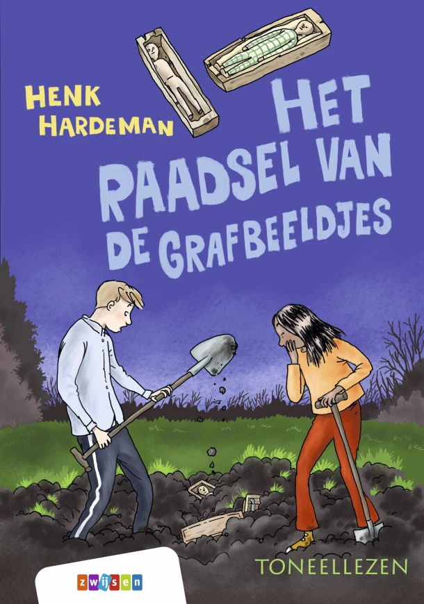 Het raadsel van de grafbeeldjes – Henk Hardeman – boek cover