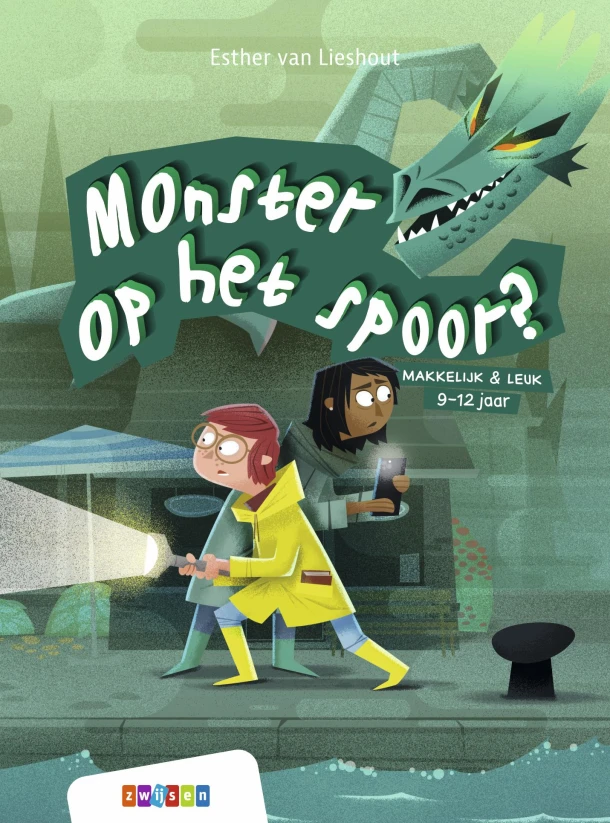 Monster op het spoor? – Esther van Lieshout – boek cover