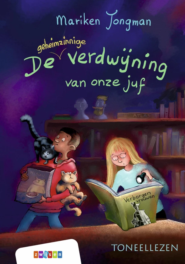 De geheimzinnige verdwijning van onze juf – Mariken Jongman – boek cover