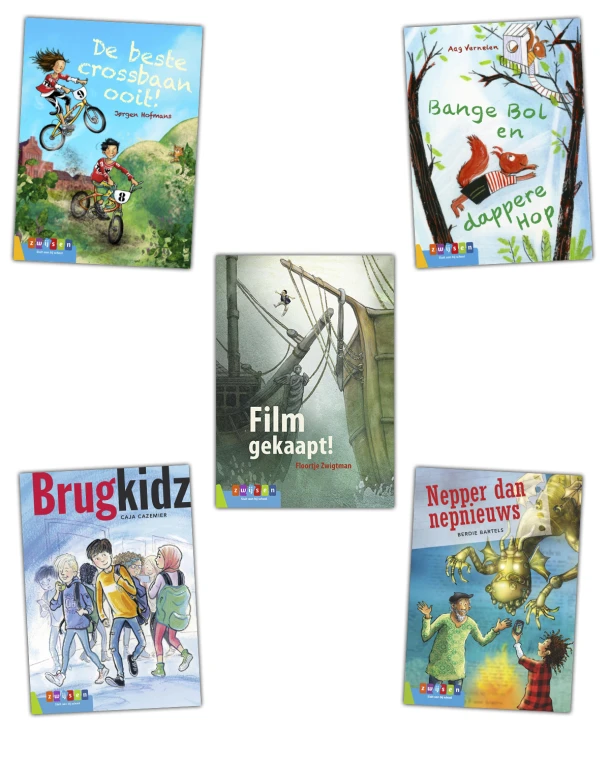 Pakket Toneellezen groep 4 t/m 8 (5 titels) – boek cover