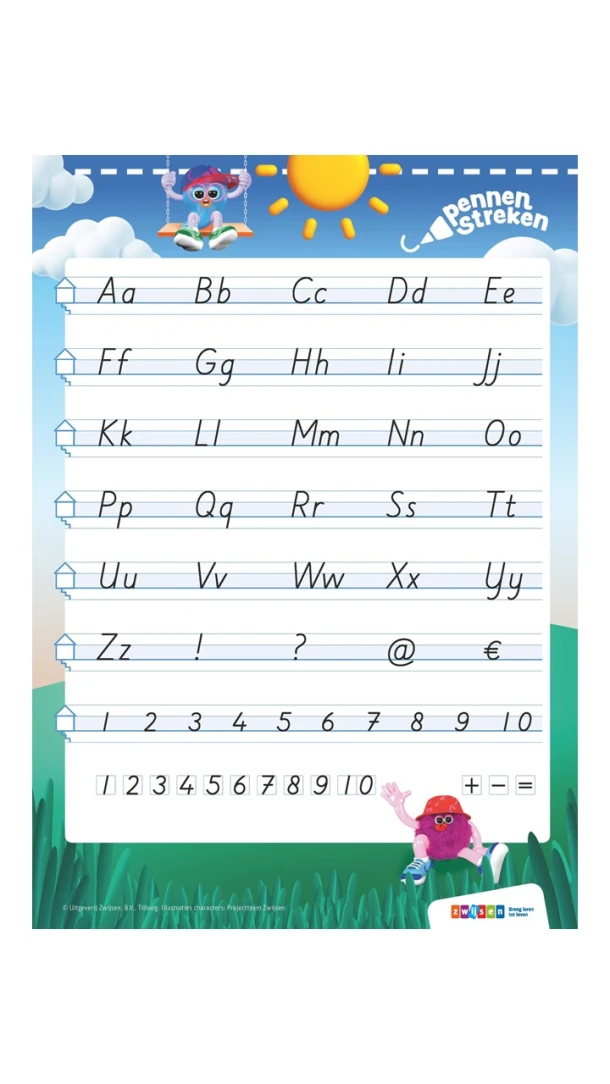 letterkaart blokschrift (set 10 ex) – boek cover
