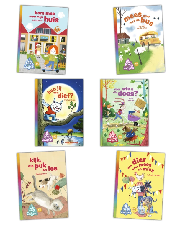 Pakket ik leer lezen met Zwijsen AVI Start (6 titels) – boek cover