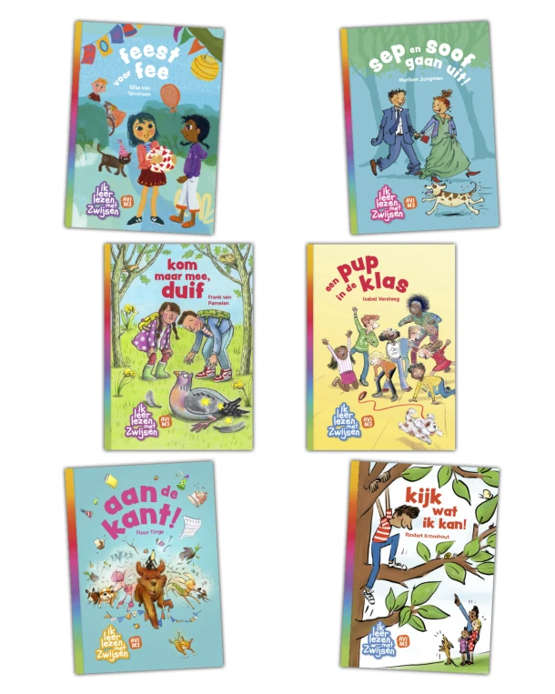 Pakket ik leer lezen met Zwijsen AVI M3 (6 titels) – boek cover