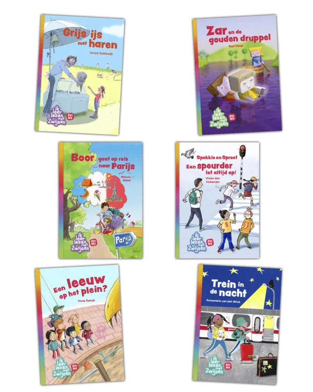 Pakket ik leer lezen met Zwijsen AVI M4 (6 titels) – boek cover