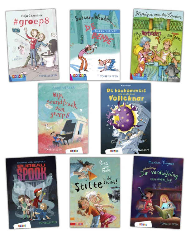 Pakket Toneellezen groep 8 (8 titels) – boek cover