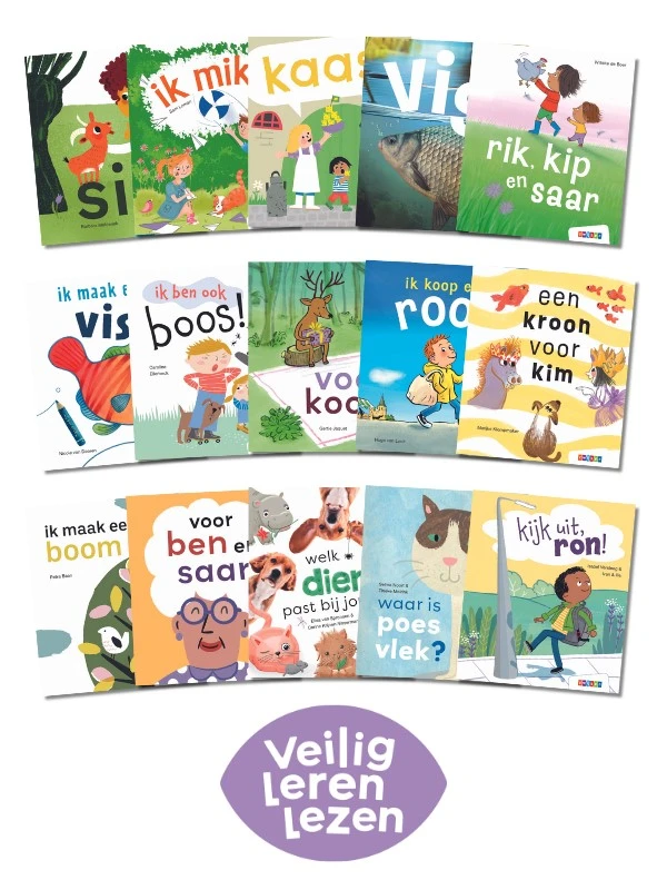 Boekenpakket Veilig leren lezen Zoem-versie anker 1 (15 titels) – boek cover