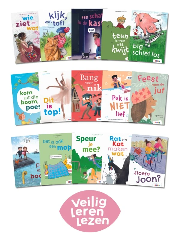 Boekenpakket Veilig leren lezen Zoem-versie anker 5 (15 titels) – boek cover