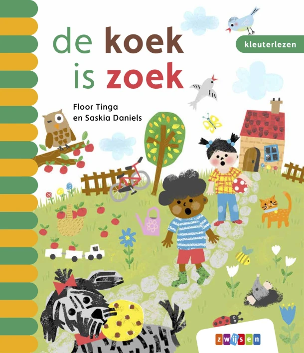 de koek is zoek – Floor Tinga – boek cover