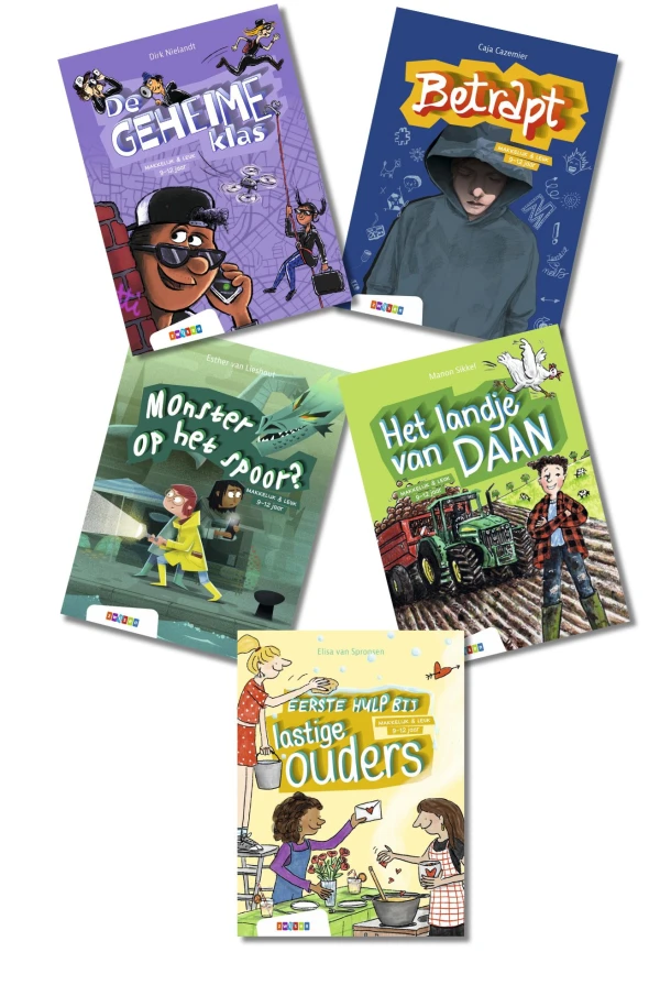 Pakket Top 5 Makkelijk & Leuk (5 titels) – boek cover
