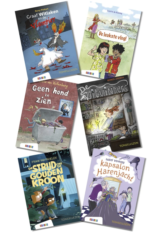 Pakket 2 Toneellezen groep 5 (6 titels) – boek cover