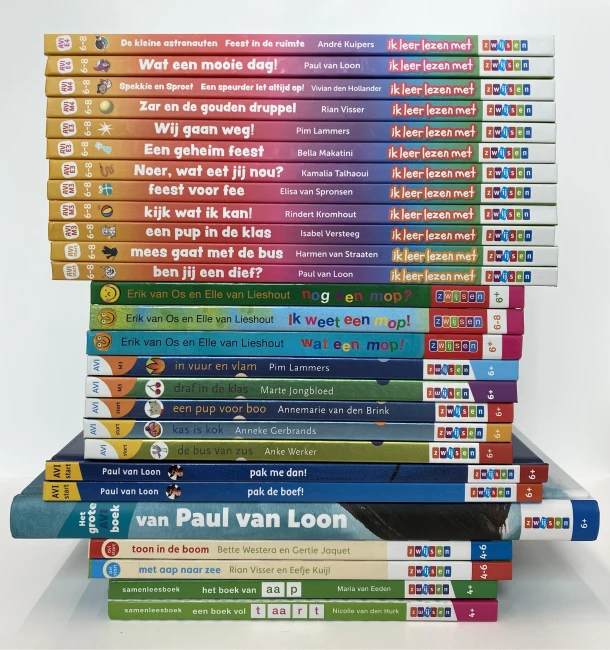 Pakket Basisassortiment medium (27 titels) – boek cover