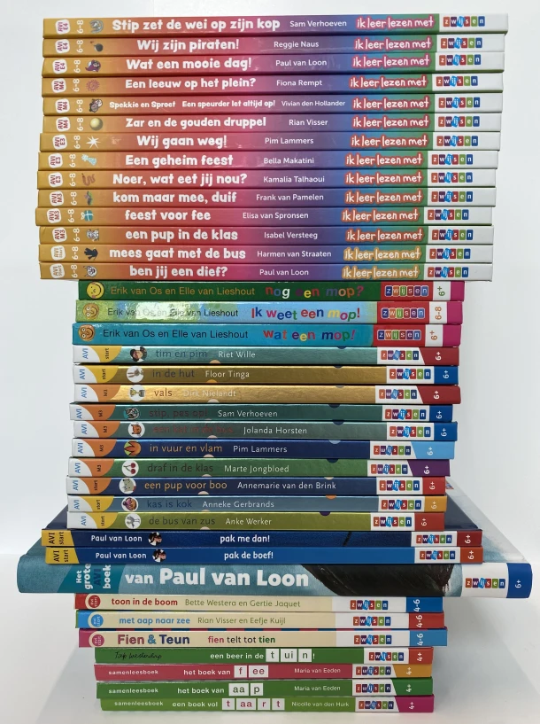 Pakket Basisassortiment large (37 titels) – boek cover