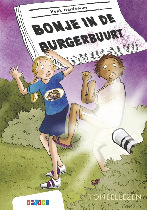 Bonje in de Burgerbuurt – Henk Hardeman – boek cover
