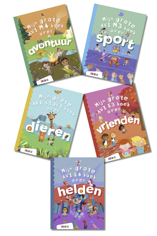 Pakket Mijn grote AVI boeken (5 titels) – boek cover
