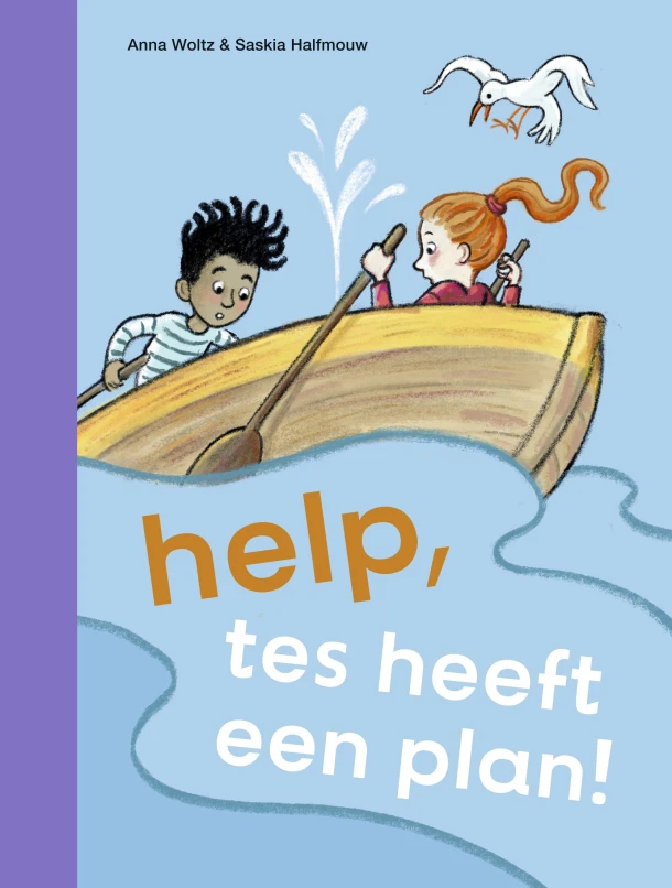 help, tes heeft een plan! – Anna Woltz – boek cover