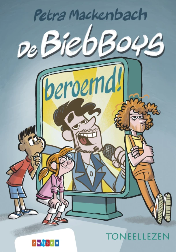 De BiebBoys beroemd! – Petra Mackenbach – boek cover