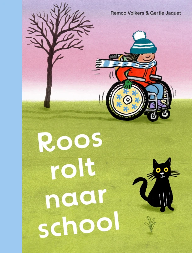 Roos rolt naar school – Remco Volkers – boek cover