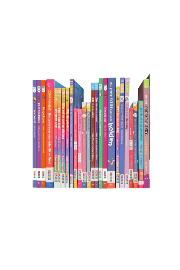 Pakket Basisassortiment medium 6 (25 titels) – boek cover