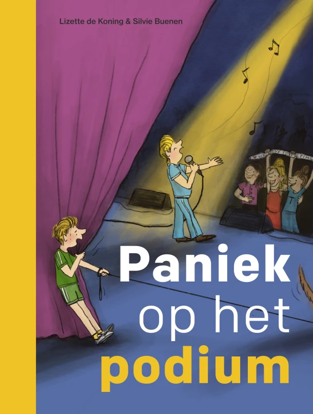 Paniek op het podium – Lizette de Koning – boek cover