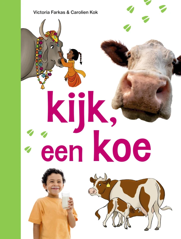 kijk, een koe – Victoria Farkas – boek cover