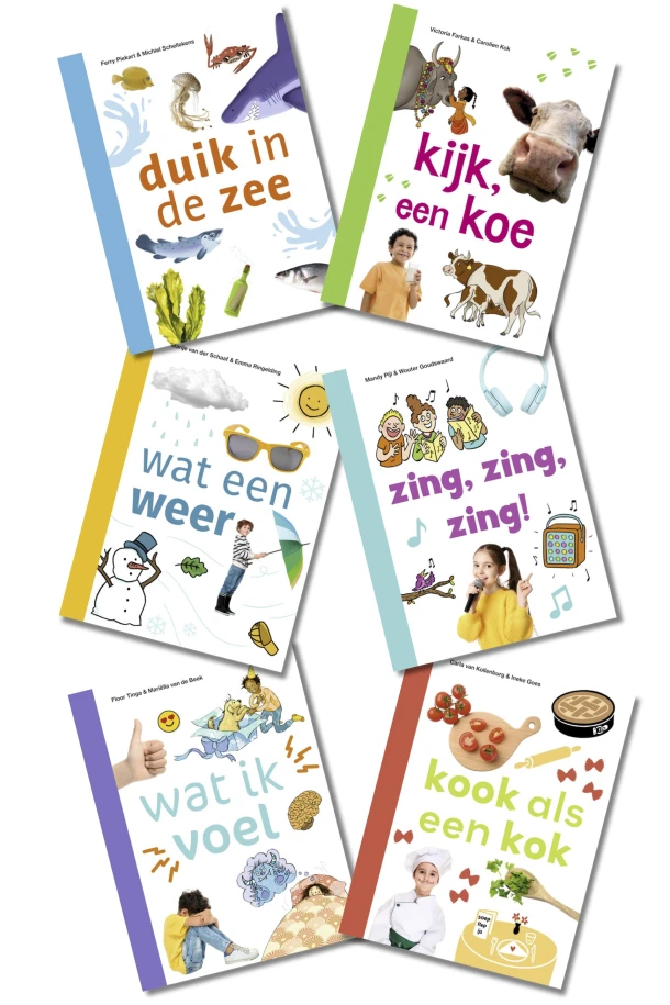 Pakket ik lees informatief AVI M3 (6 titels) – boek cover