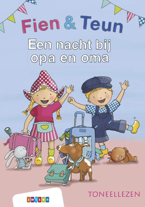 Fien & Teun - Een nacht bij opa en oma – Wendy Buenen – boek cover