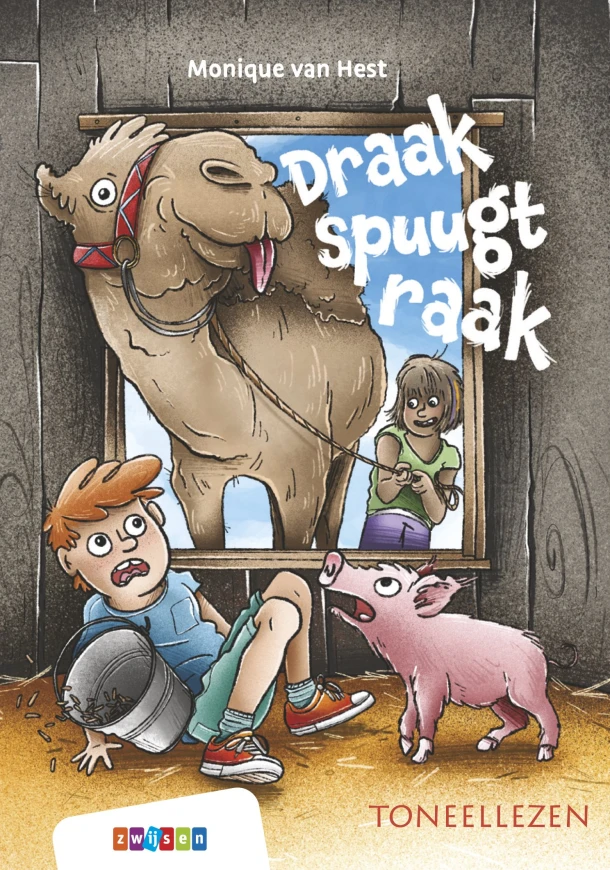 Draak spuugt raak – Monique van Hest – boek cover