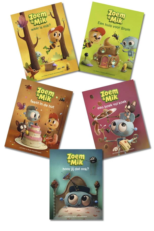 Pakket Zoem & Mik groep 3 (5 titels) – Lot Olsen – boek cover